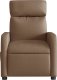 vidaXL Elektryczny fotel rozkładany, brązowy, obity tkaniną 9