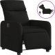 vidaXL Elektryczny fotel rozkładany, czarny, obity tkaniną 2