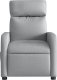 vidaXL Elektryczny fotel rozkładany, jasnoszary, obity tkaniną 9