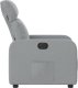 vidaXL Elektryczny fotel rozkładany, jasnoszary, obity tkaniną 10