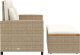 vidaXL Sofa ogrodowa z poduszkami, 2-os., beżowa, rattan PE i akacja 6