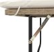 vidaXL Sofa ogrodowa z poduszkami, 2-os., beżowa, rattan PE i akacja 9