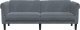 vidaXL Sofa 3-osobowa, ciemnoszara, tapicerowana aksamitem 4