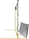 vidaXL Rebounder piłkarski, czarno-żółty, 183x85x120 cm, poliester 3