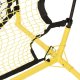 vidaXL Rebounder piłkarski, czarno-żółty, 183x85x120 cm, poliester 4