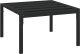 vidaXL Ogrodowy stolik kawowy, czarny, 60x60x35 cm, stal 1