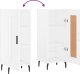 vidaXL Szafka, biała, 34,5x34x90 cm, materiał drewnopochodny 9