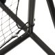 vidaXL Rebounder do piłki nożnej, czarny, 366x90x183 cm, HDPE 5