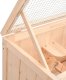 vidaXL Klatka dla chomika, 60x30x35 cm, lite drewno jodłowe 8