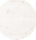 vidaXL Blat stołu, okrągły, biały, 50x3 cm, lite drewno sosnowe 2