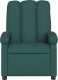 vidaXL Fotel rozkładany, ciemnozielony, tapicerowany tkaniną 3