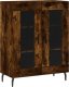 vidaXL Witrynka przydymiony dąb 69,5x34x180 cm materiał drewnopochodny 7