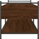 vidaXL Stolik kawowy, brązowy dąb, 99x50x50 cm 7