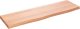 vidaXL Blat do łazienki, jasnobrązowy, 100x30x(2-4) cm, lite drewno 1