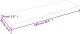 vidaXL Blat do łazienki, jasnobrązowy, 100x30x(2-4) cm, lite drewno 7