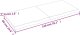 vidaXL Blat do łazienki, jasnobrązowy, 140x60x(2-4) cm, lite drewno 9