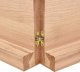 vidaXL Blat do łazienki, jasnobrązowy, 160x50x(2-6) cm, lite drewno 7