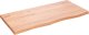 vidaXL Blat do łazienki, jasnobrązowy, 100x50x(2-4) cm, lite drewno 2