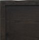 vidaXL Blat do łazienki, ciemnobrązowy, 60x60x(2-6) cm, lite drewno 6