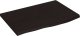 vidaXL Blat do łazienki, ciemnobrązowy, 60x40x(2-4) cm, lite drewno 2
