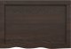 vidaXL Blat do łazienki, ciemnobrązowy, 60x40x(2-4) cm, lite drewno 6