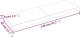 vidaXL Blat stołu, ciemnobrązowy, 120x40x(2-6) cm, lite drewno dębowe 9
