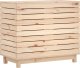 vidaXL Kosz na pranie, 88,5x44x76 cm, lite drewno sosnowe 6