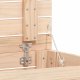 vidaXL Kosz na pranie, 88,5x44x76 cm, lite drewno sosnowe 7