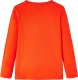 vidaXL Koszulka dziecięca z długimi rękawami, żywy pomarańcz, 104 2