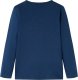 vidaXL Koszulka dziecięca z długimi rękawami, granatowa, 116 2
