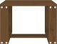 vidaXL Stolik ogrodowy, miodowy, 40x38x28,5 cm, lite drewno sosnowe 2