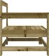 vidaXL Ogrodowa sofa narożna, impregnowane drewno sosnowe 3