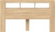 vidaXL Wezgłowie łóżka z LED, dąb sonoma, 180x18,5x103,5 cm 6