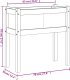 vidaXL Donica ogrodowa na nogach, 70x31x70 cm, lite drewno sosnowe 10