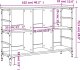 vidaXL Szafka, czarna, 102x32x73,5 cm, materiał drewnopochodny 9