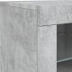vidaXL Szafka z oświetleniem LED, szarość betonu, 142,5x37x67 cm 11