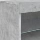 vidaXL Szafka z oświetleniem LED, szarość betonu, 142,5x37x67 cm 12