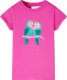 vidaXL Koszulka dziecięca z krótkimi rękawami, ciemnoróżowa, 128 1