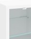 vidaXL Ścienna szafka telewizyjna z LED, biała, 30x28,5x30 cm 10