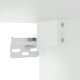 vidaXL Ścienna szafka telewizyjna z LED, biała, 30x28,5x30 cm 11