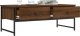 vidaXL Stolik kawowy, brązowy dąb, 101x49x39,5 cm 4