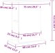 vidaXL Szafka pod akwarium, biała 75x36x72,5 cm 7