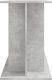vidaXL Szafka pod akwarium, szarość betonu, 120x40x60 cm 5