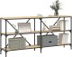 vidaXL Stolik konsolowy, dąb sonoma, 160x30x75 cm 3