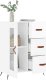 vidaXL Szafka, biała, połysk, 69,5x34x90 cm 4