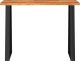 vidaXL Stolik konsolowy, 110x35x80 cm, lite drewno akacjowe 3