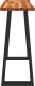 vidaXL Stolik konsolowy, 110x35x80 cm, lite drewno akacjowe 4