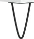 vidaXL Witrynka, biała, 69,5x34x180 cm, materiał drewnopochodny 11