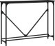 vidaXL Stolik konsolowy, czarny, 102x22,5x75 cm 2