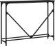 vidaXL Stolik konsolowy, czarny, 102x22,5x75 cm 6